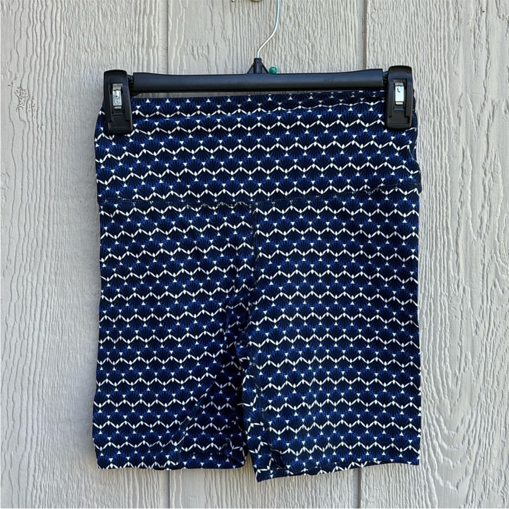 Anthropologie Splits59 Airweight High-Waisted Bike Shorts in Cobalt Blue - Picture 4 of 7